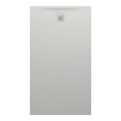 Laufen Marbond Shower Tray Rectangular Drain On Short Side 1600 x 900 mm Drain On Short Side - Light Grey