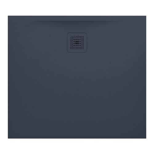 Laufen Marbond Shower Tray Rectangular Drain On Long Side 900 x 800 mm Drain On Long Side - Anthracite