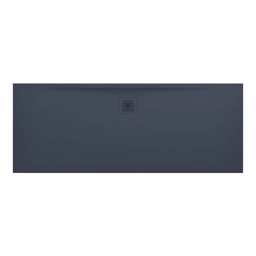 Laufen Marbond Shower Tray Rectangular Drain On Long Side 1800 x 700 mm Drain On Long Side - Anthracite