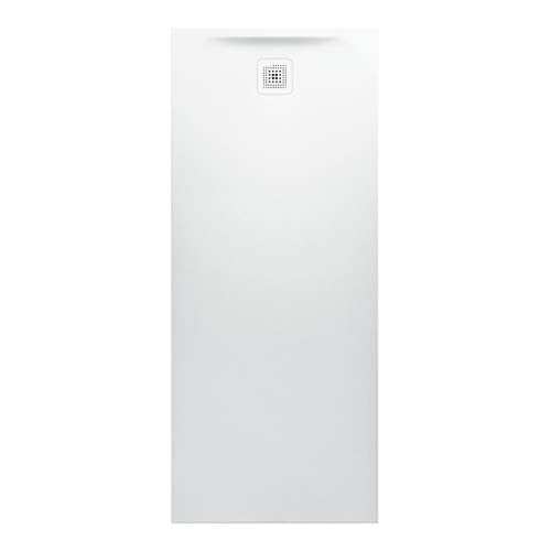 Laufen Marbond Shower Tray Rectangular Drain On Short Side 1800 x 750 x 46 mm Drain On Short Side - White