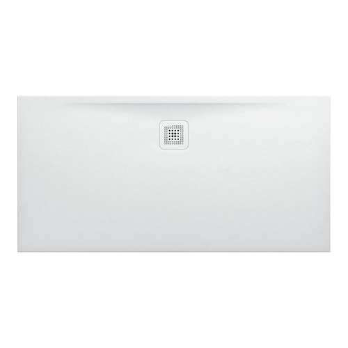 Laufen Marbond Shower Tray Rectangular Drain On Long Side 1400 x 700 mm Drain On Long Side - White