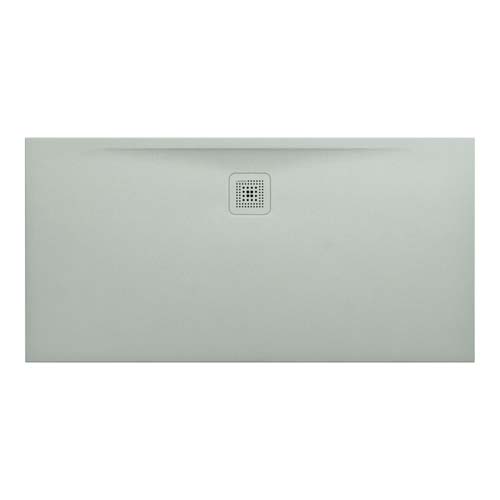 Laufen Marbond Shower Tray Rectangular Drain On Long Side 1400 x 700 mm Drain On Long Side - Light Grey