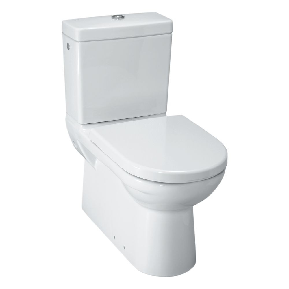 Laufen Pro Close Coupled Pan Fully Back To Wall with Bottom Inlet - White