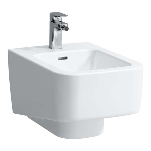 Laufen Pro S Wall Hung Bidet 36W 53D cm One Tap Hole - White