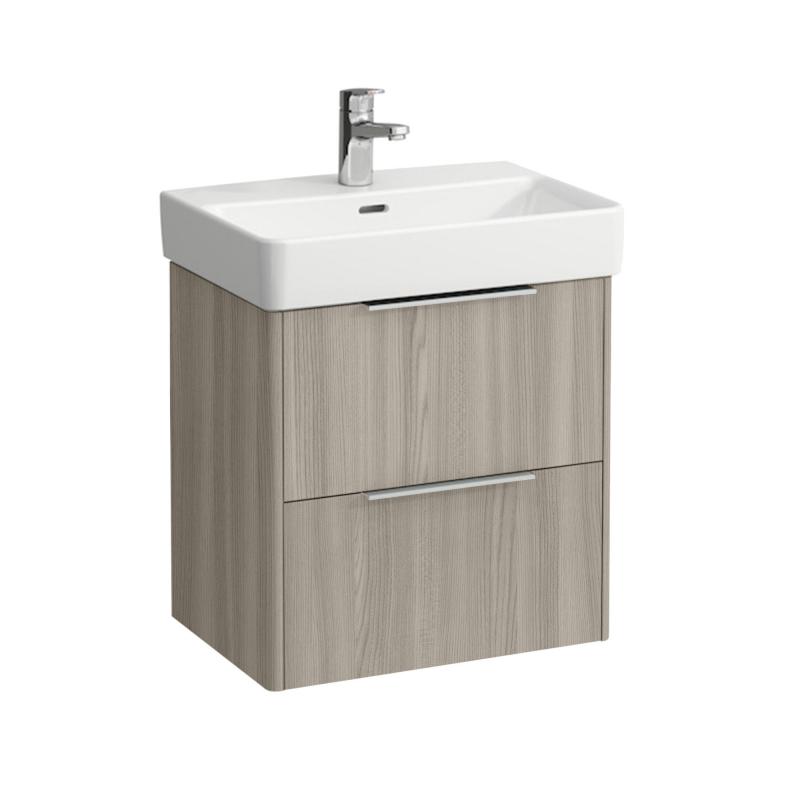 Laufen Base 55cm Vanity Unit Reduced Depth - Light Elm