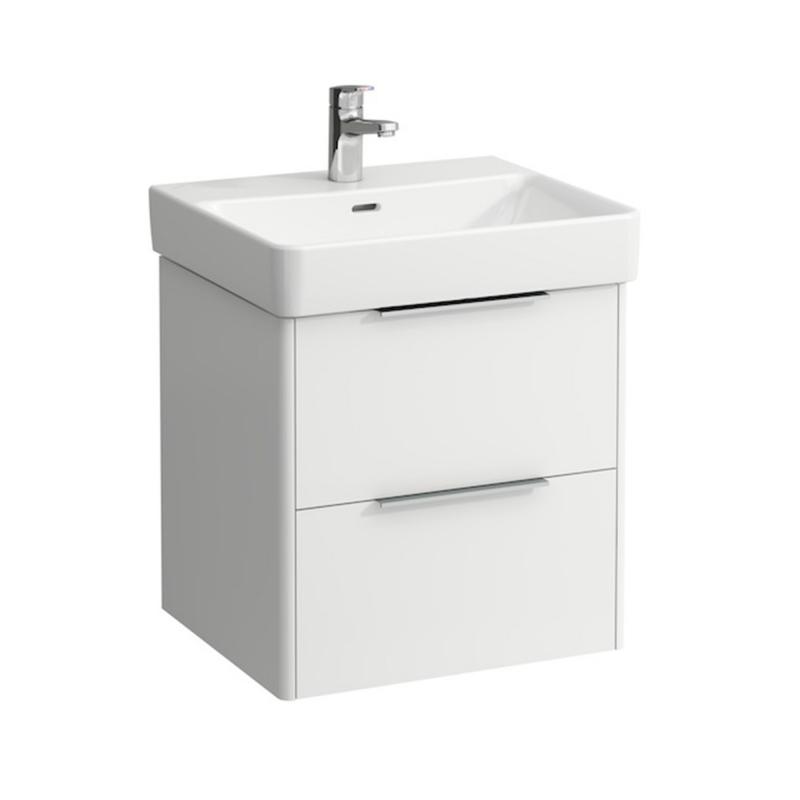 Laufen Base 55cm with 2 Drawers - Gloss White