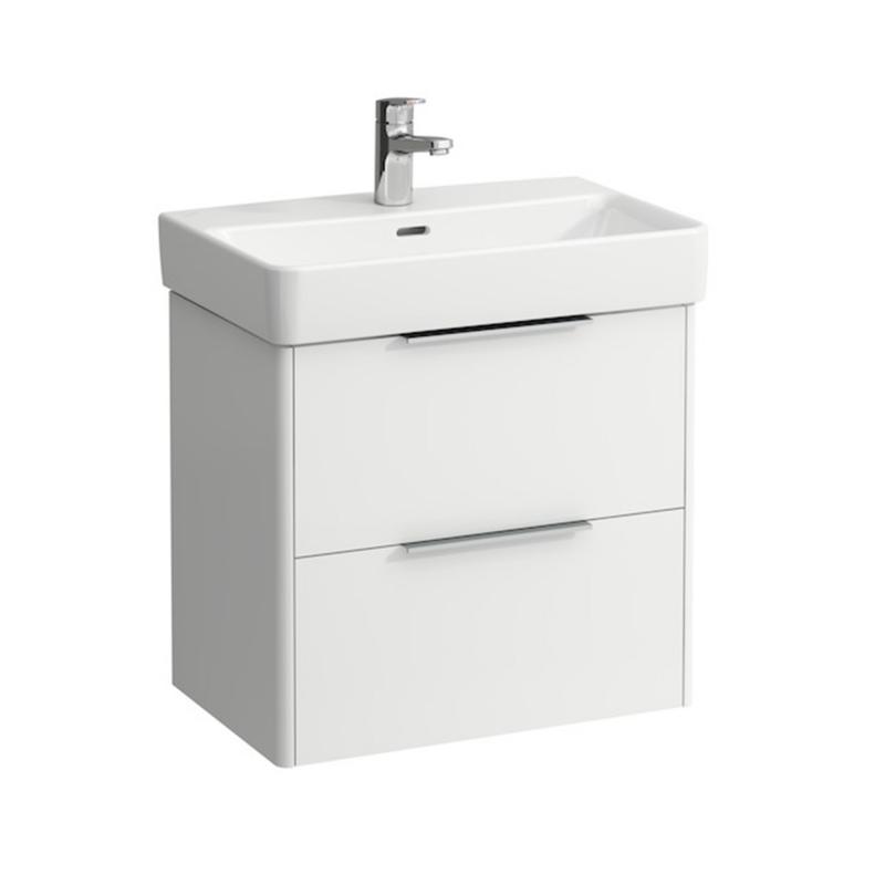 Laufen Base 60cm Vanity Unit Reduced Depth - Gloss White