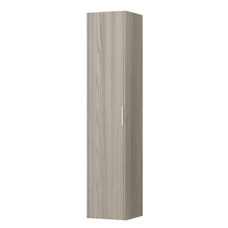Laufen Base 60cm Mirrored Cabinet with Light 60 x 70H x 18cm Left Hand Hinge - Light Elm