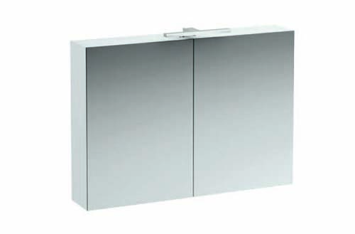 Laufen 100cm Mirrored Cabinet with Light and Shaver Socket