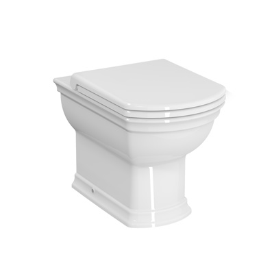 VitrA Valarte/Serenada Back To Wall Pan Excl Concealed Cistern - White