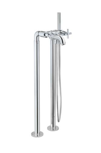 Vitra Uno Brassware Floorstanding Bath Filler