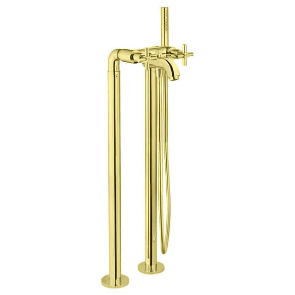 VitrA Uno Floorstanding Bath Filler - Gold 10