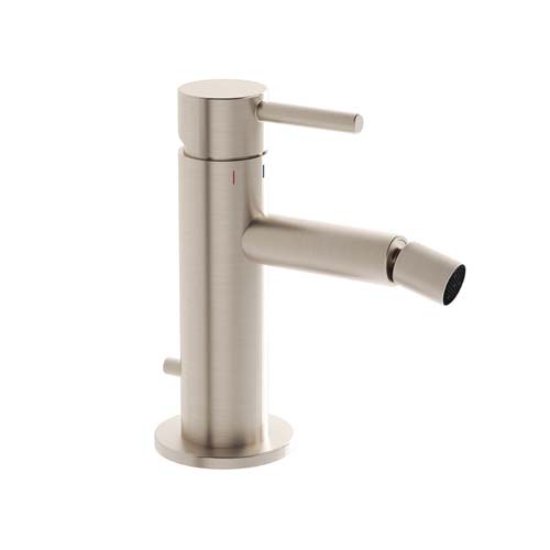 VitrA Origin Monobloc Bidet Mixer - Brushed Nickel