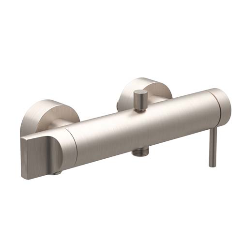 VitrA Origin Bath Shower Mixer - Brushed Nickel