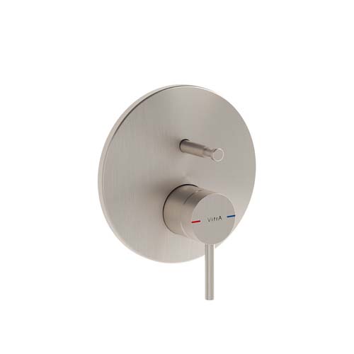 VitrA Origin Concealed Bath Shower Mixer Exposed Part - Brushed Nickel