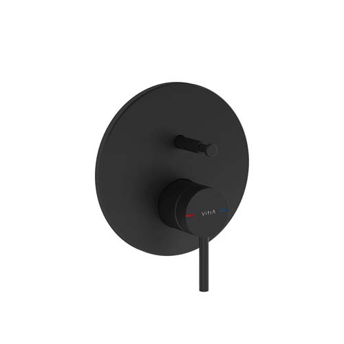 VitrA Origin Concealed Bath Shower Mixer Exposed Part - Matt Black