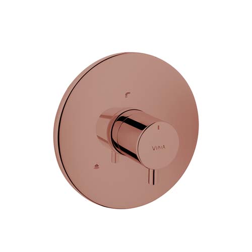 VitrA Origin Built-In 3-Way Diverter V-Box-Exposed Part - Copper