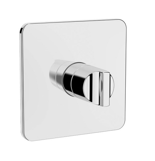 VitrA Brassware Wall Mounted Thermostatic Bath Shower Valve - Chrome