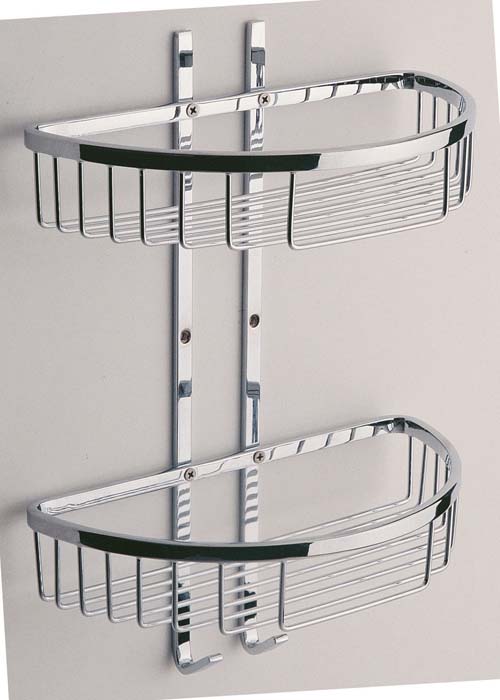 VitrA Arkitekta Double Wall Basket - Chrome