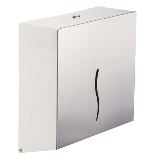 VitrA Arkitekta Paper Towel Dispenser Wall Mounted 27 x 27H x 10cm - Chrome