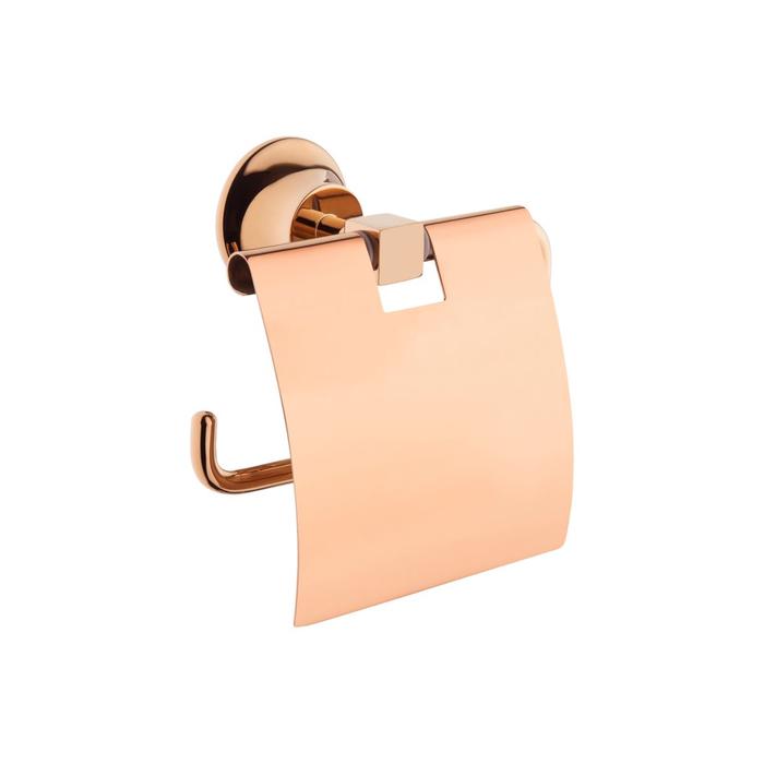 VitrA Juno Toilet Roll Holder with Cover - Copper