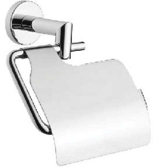 VitrA Minimax Covered Toilet Roll Holder - Chrome