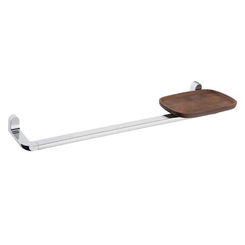 VitrA Eternity Towel Rail with Shelf 661 x 28H x 139cm - Chrome