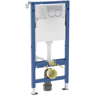 Geberit Duofix element for wall-hung WC 112cm with Alpha concealed cistern 12 cm 6 / 3 litres