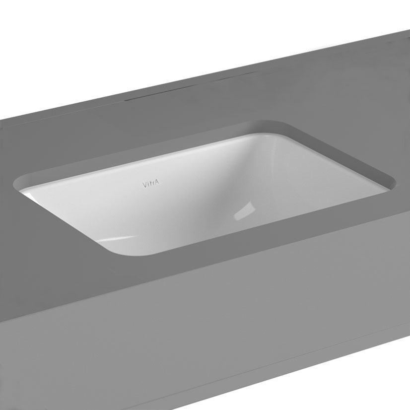 VitrA S20 U/Counter Basin 435cm No Tap Hole - White
