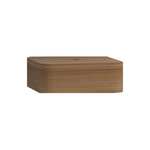 VitrA Nest Child Step 38 x 135H x 38cm - Waved Natural Wood