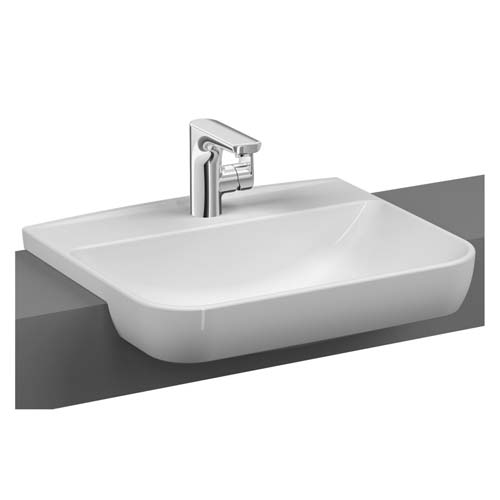 VitrA Sento Basin 535 x 455cm One Tap Hole - White