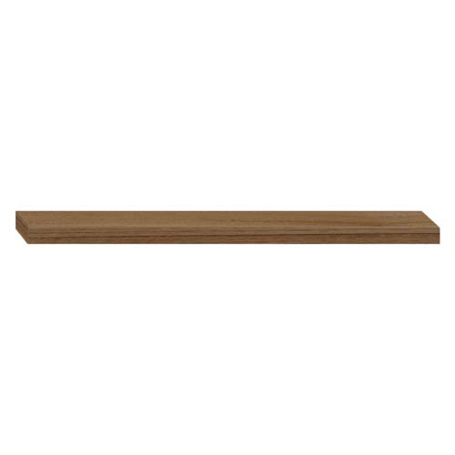 VitrA Shelf 60 x 18H x 13 cm - Waved Natural Wood 4