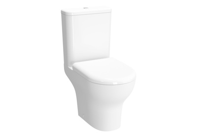 VitrA Zentrum Close Coupled Rim-Ex Open Back Pan - White