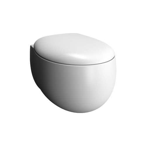 VitrA Memoria Rimless Wall Hung Wc - Matt White