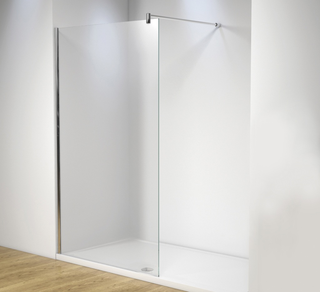 Kudos Ultimate 800mm Wetroom Panel 8mm Glass