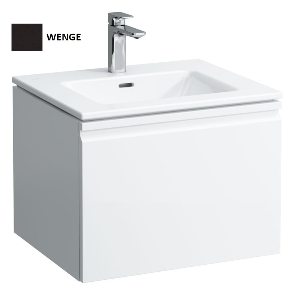 Laufen Pro S 60cm Basin & Unit with Interior Drawer - Wenge