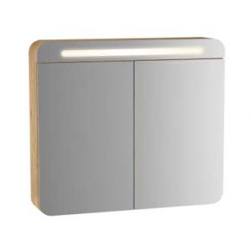 Vitra Designer Collection Sento  Illuminated Double Door Mirror Cabinet with Shaver Stocket