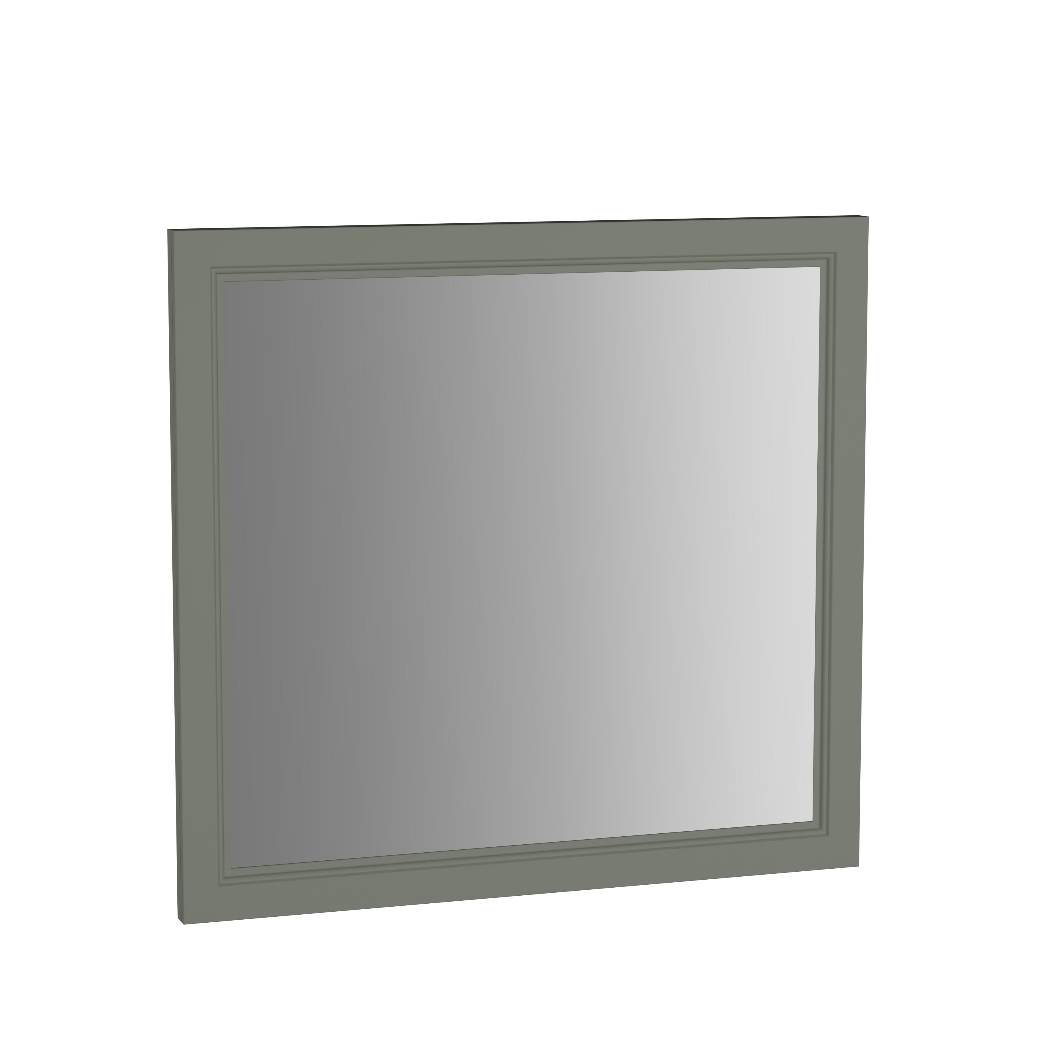 VitrA Valarte Flat Mirror 800mm x 760mm - Matt Grey