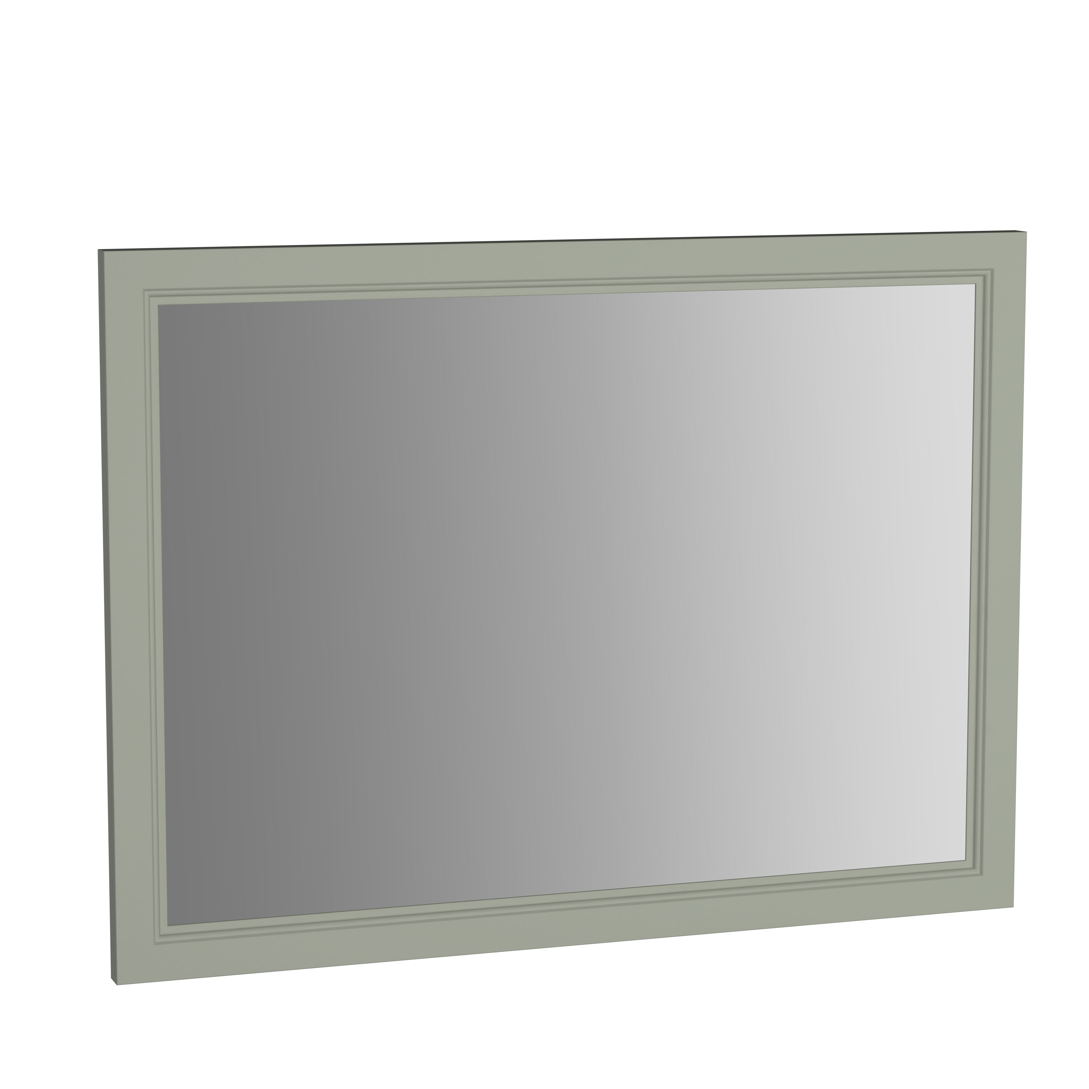 VitrA Valarte Flat Mirror 1000mm x 760mm - Matt Grey