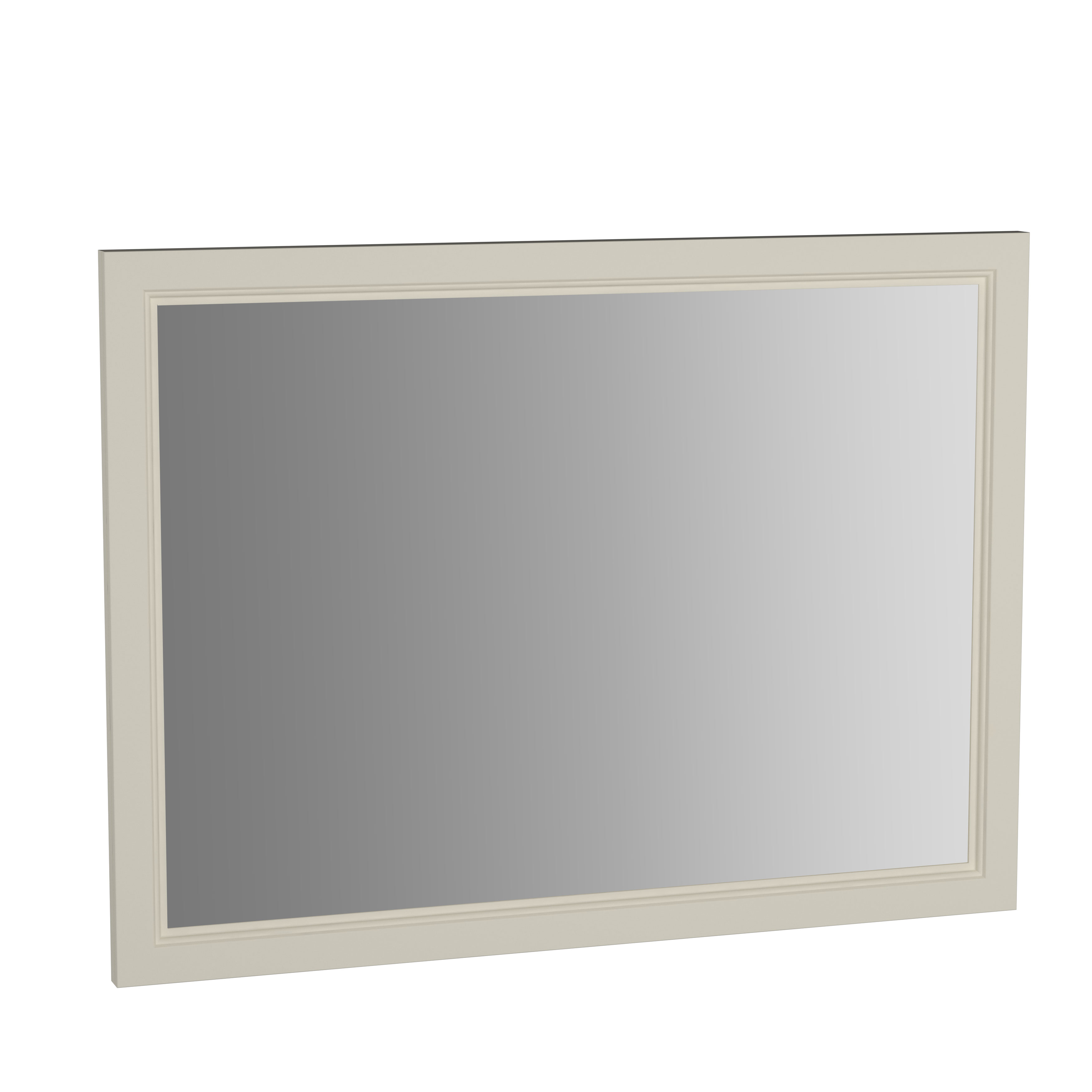 VitrA Valarte Flat Mirror 1000mm x 760mm - Matt Ivory