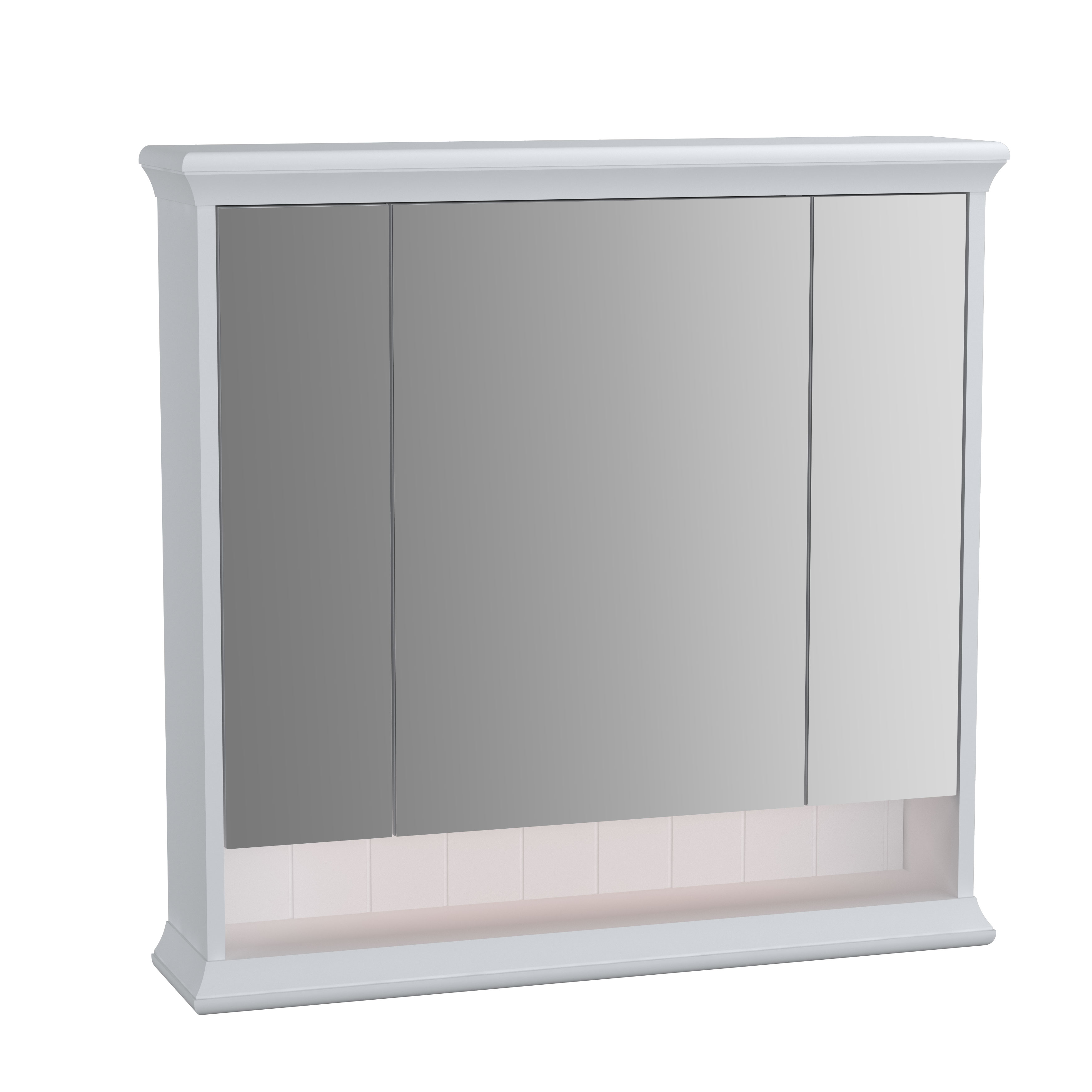 Vitra Valarte 80cm LED Mirror Cabinet