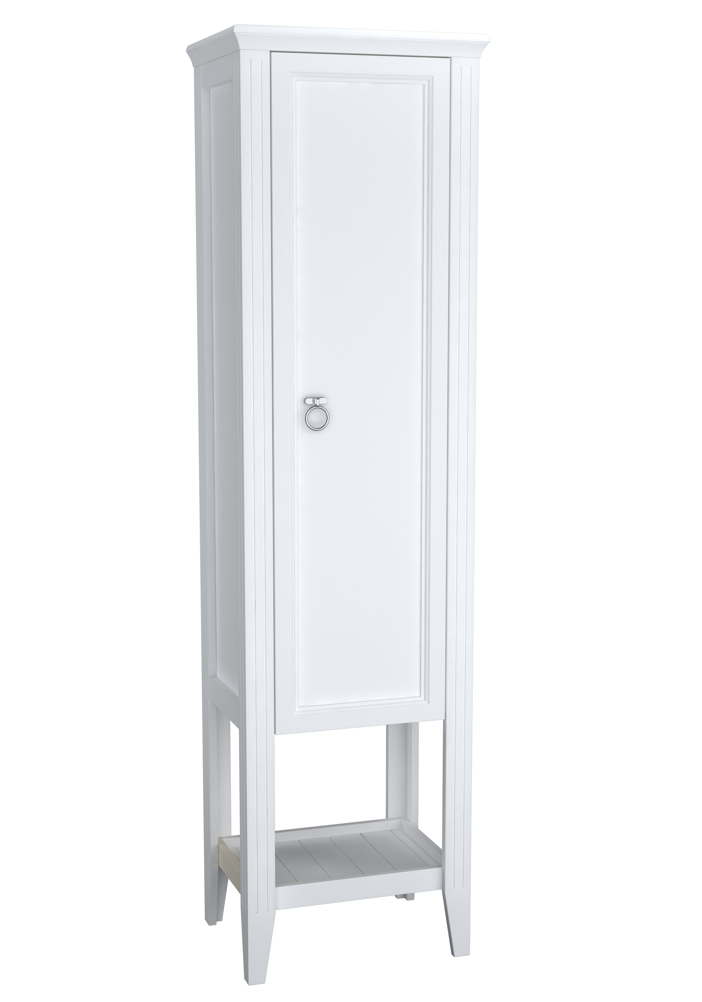 VitrA Valarte Tall Unit with Right Hand Hinge - Matt White