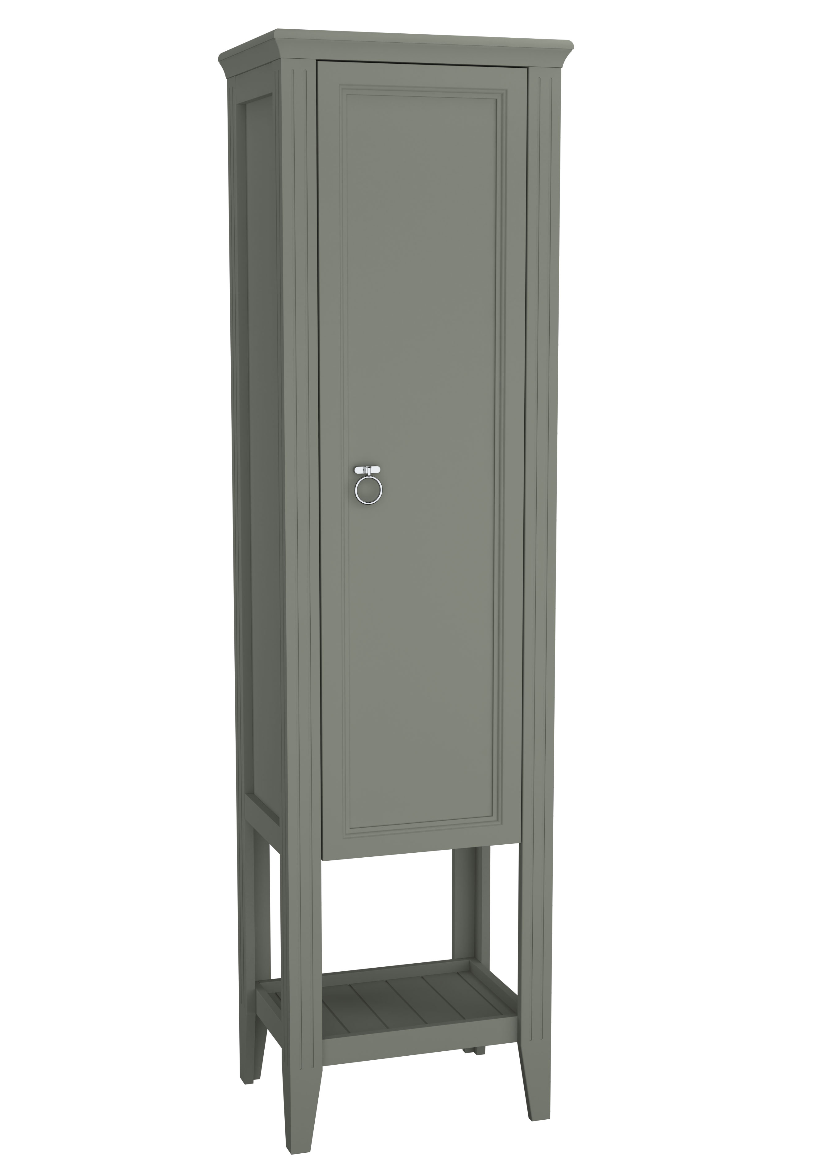 VitrA Valarte Tall Unit with Right Hand Hinge - Matt Grey