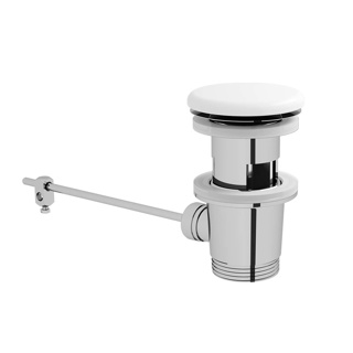 VitrA M-Line Ceramic Basin Waste Cover - White