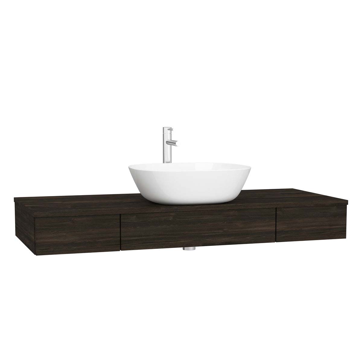 VitrA Origin 120cm Vanity Unit Centre Basin - Elm