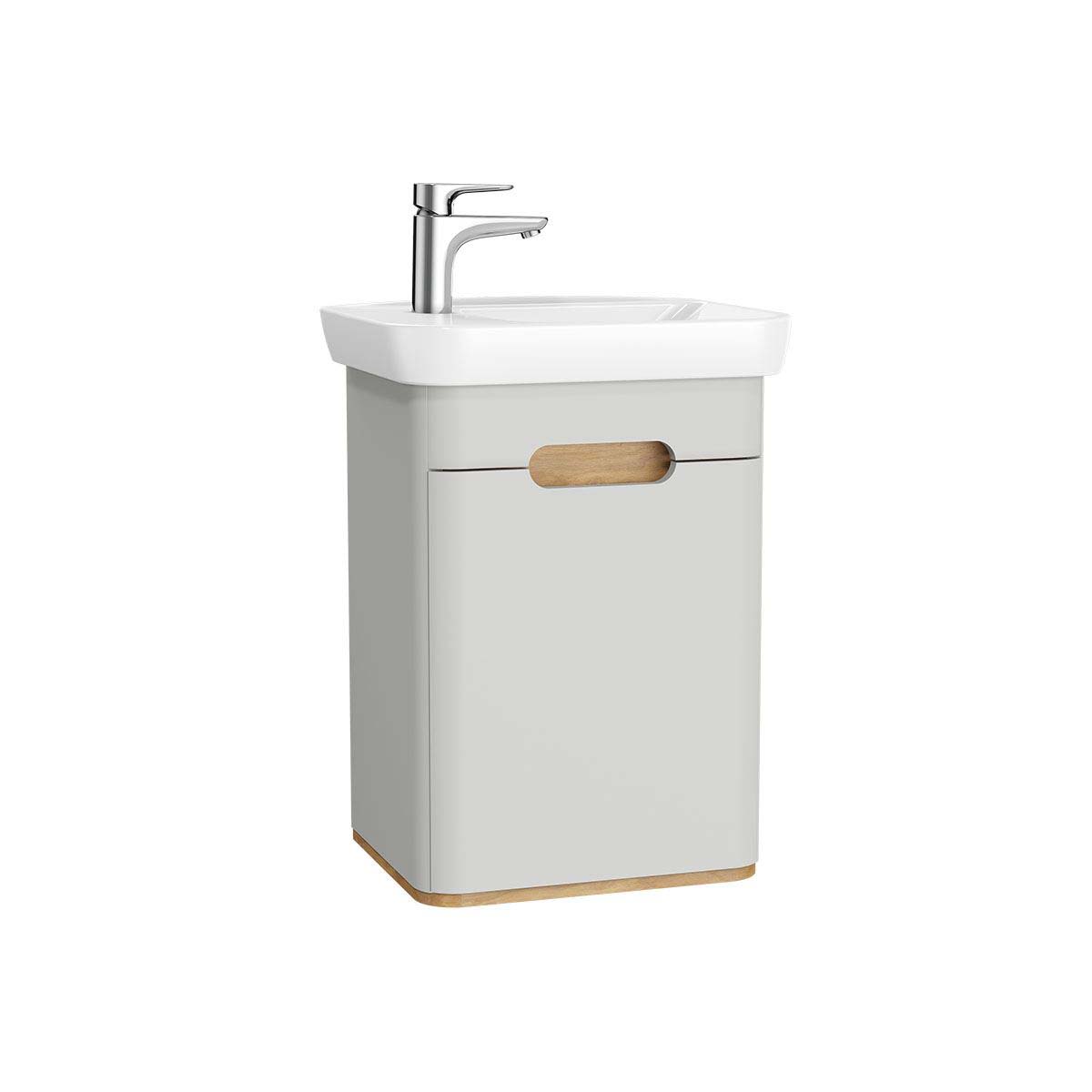 VitrA Sento Furniture Left Hand Hinge - Matt Light Grey