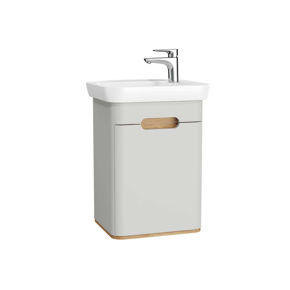 VitrA Sento Furniture Right Hand Hinge - Matt Light Grey