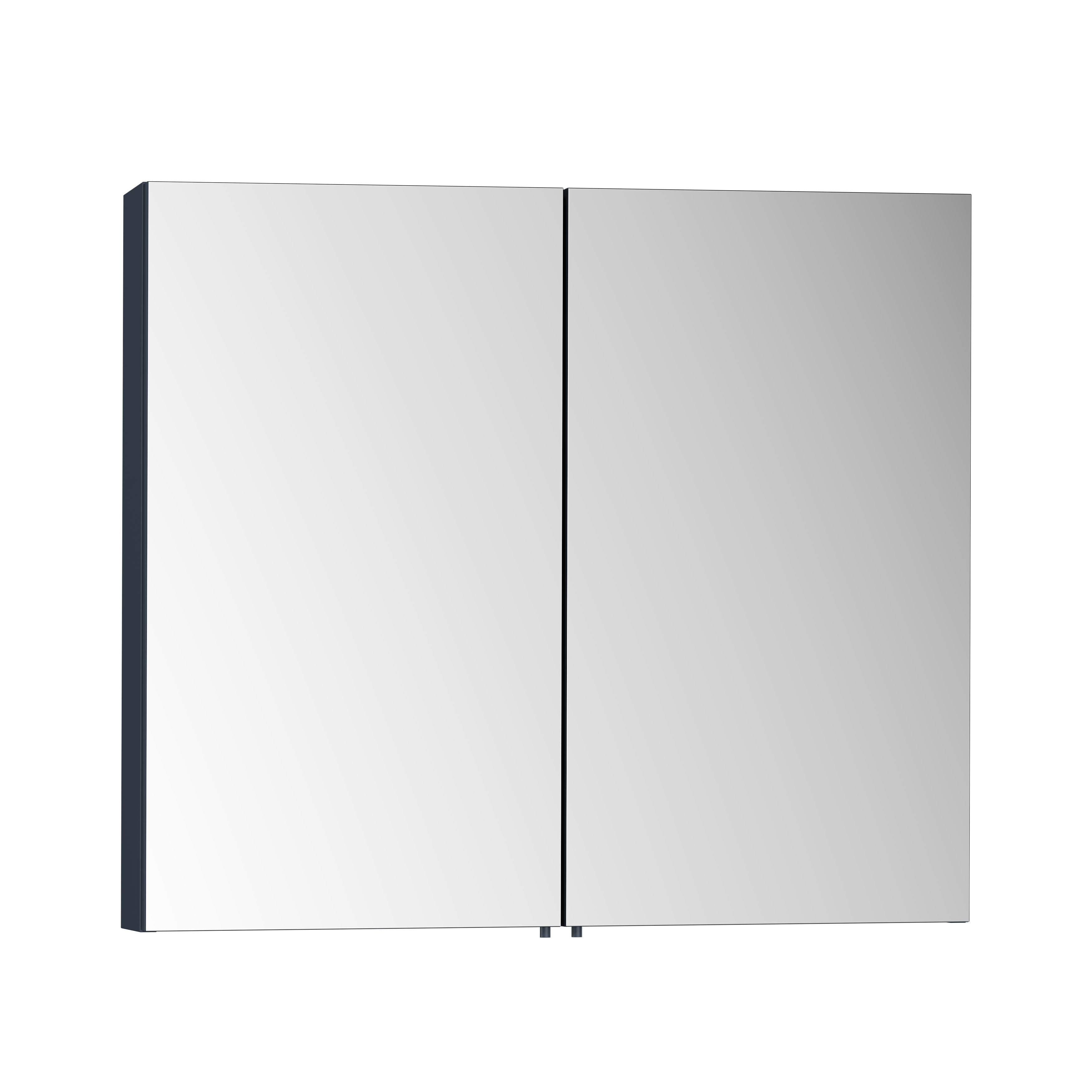 VitrA S20 80cm Mirror Cabinet - Anthracite