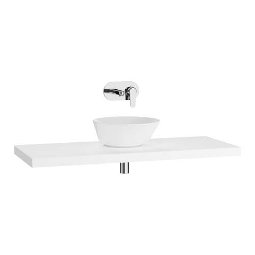 VitrA Options 120 x 5cm - Matt White Countertop