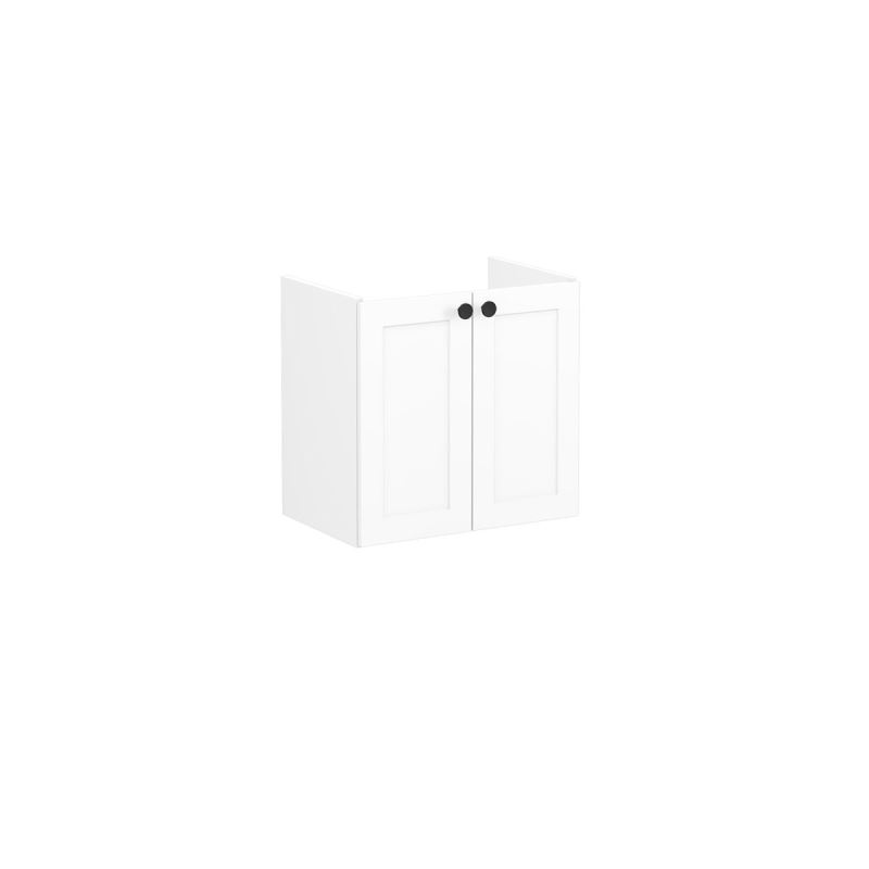 VitrA Root Classic Compact 2 Door Wall Hung Unit 600mm - Matt White